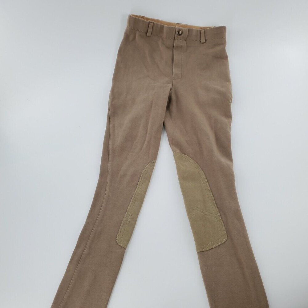 Sigma A JPC Brana Girls‎ Riding Pants Cotton 92% Size 16 Khaki